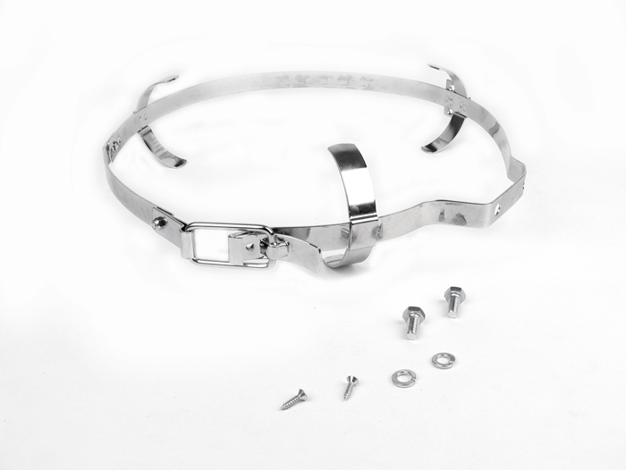 Roue de secours support devant AMS Cuppini in Line vespa 125 150ccm modèles avec 8 pouces