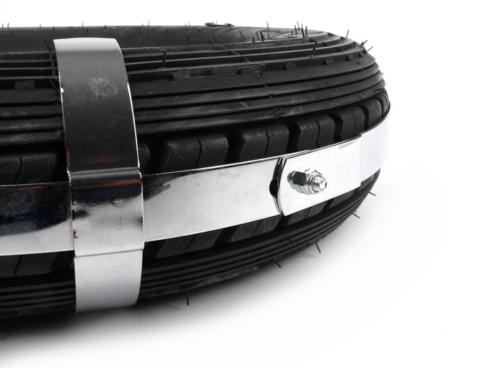 Roue de secours support devant AMS Cuppini in Line vespa 125 150ccm modèles avec 8 pouces